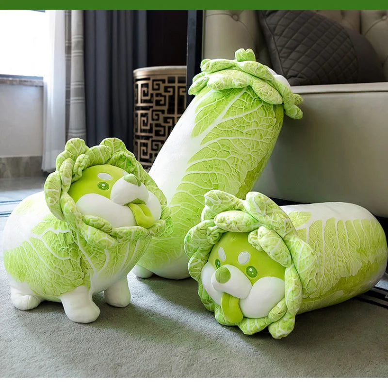 Kale 22-55cm Plush Cabbage Dog